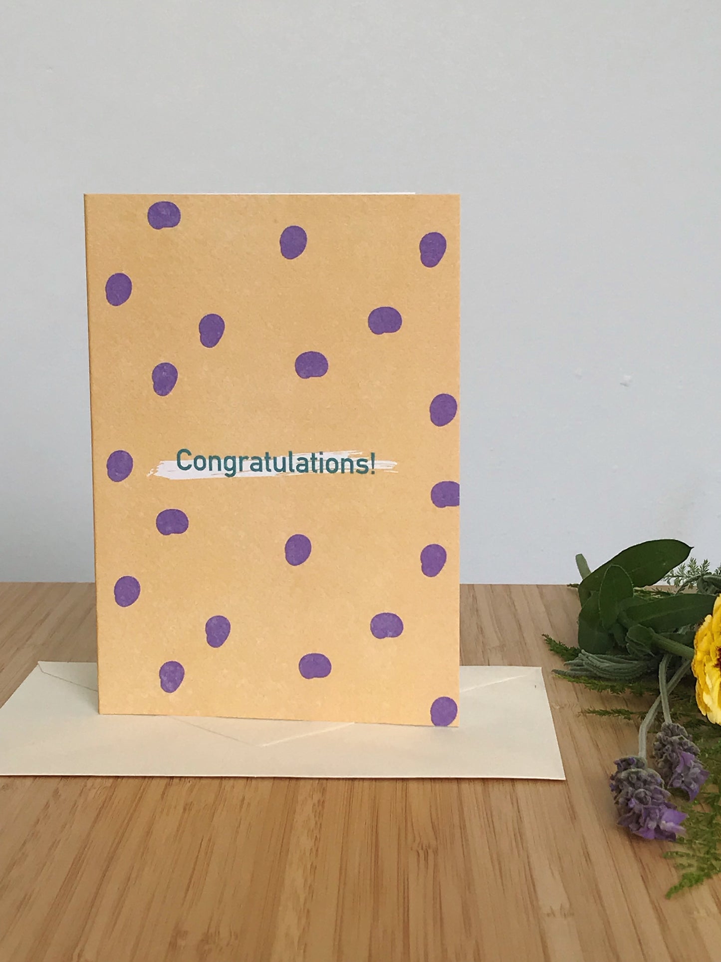 Congratulations greeting card