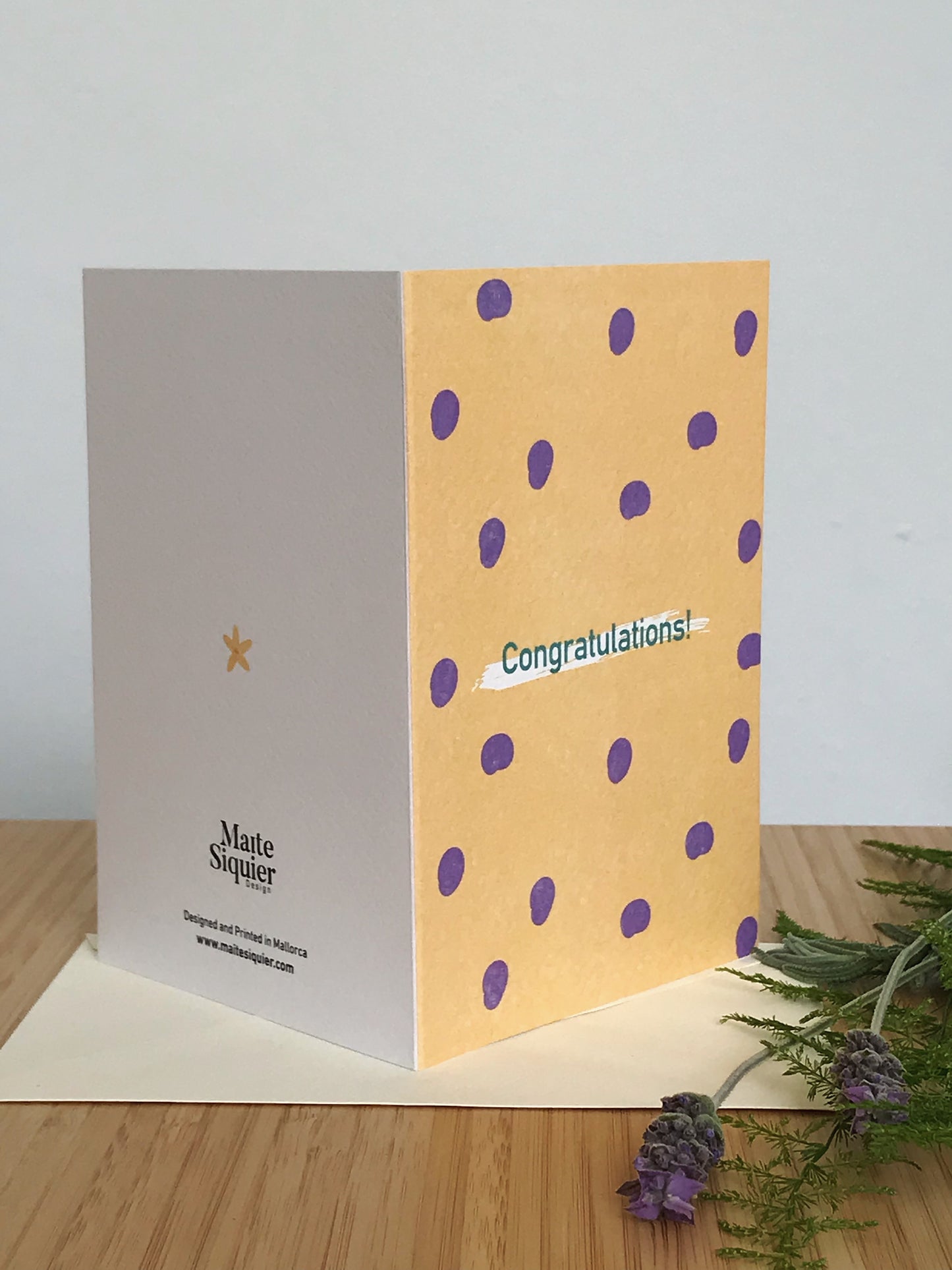 Congratulations greeting card