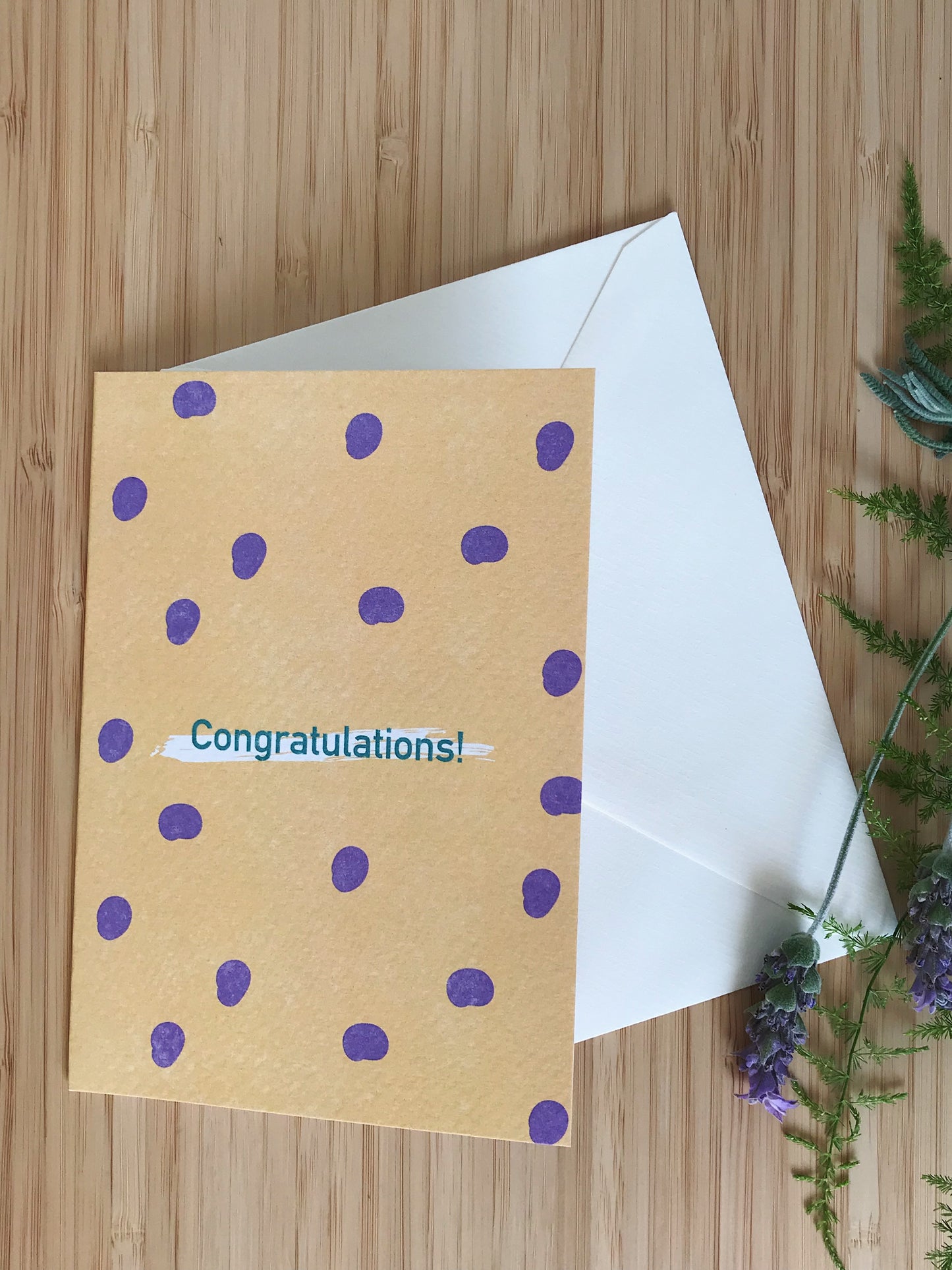 Congratulations greeting card