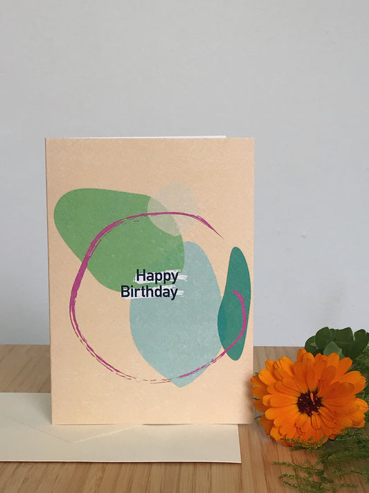 Happy Birthday greeting card