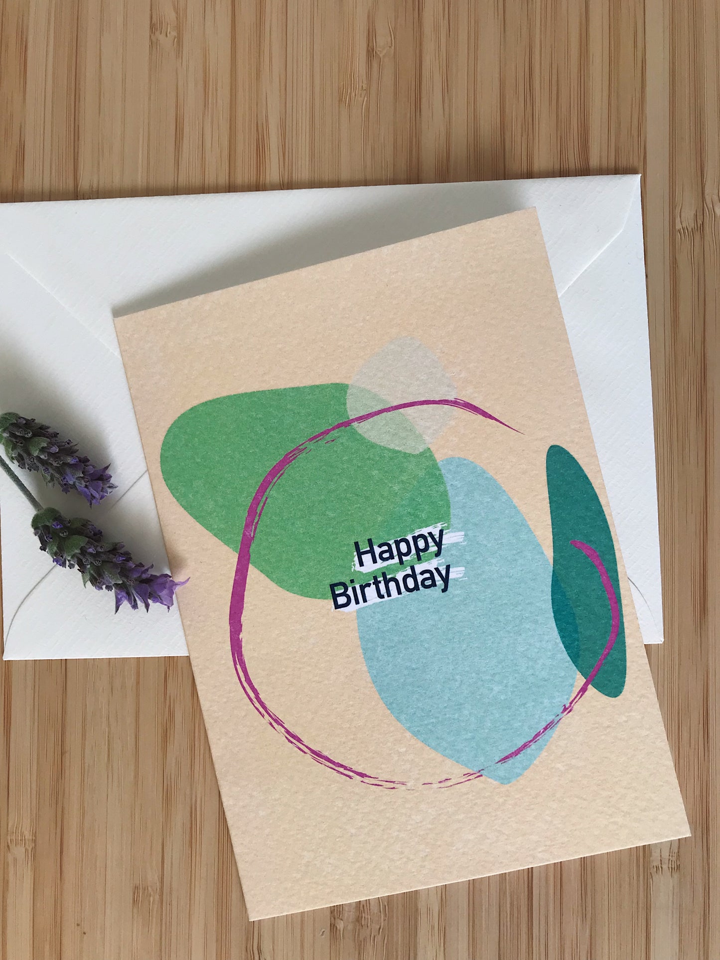 Happy Birthday greeting card