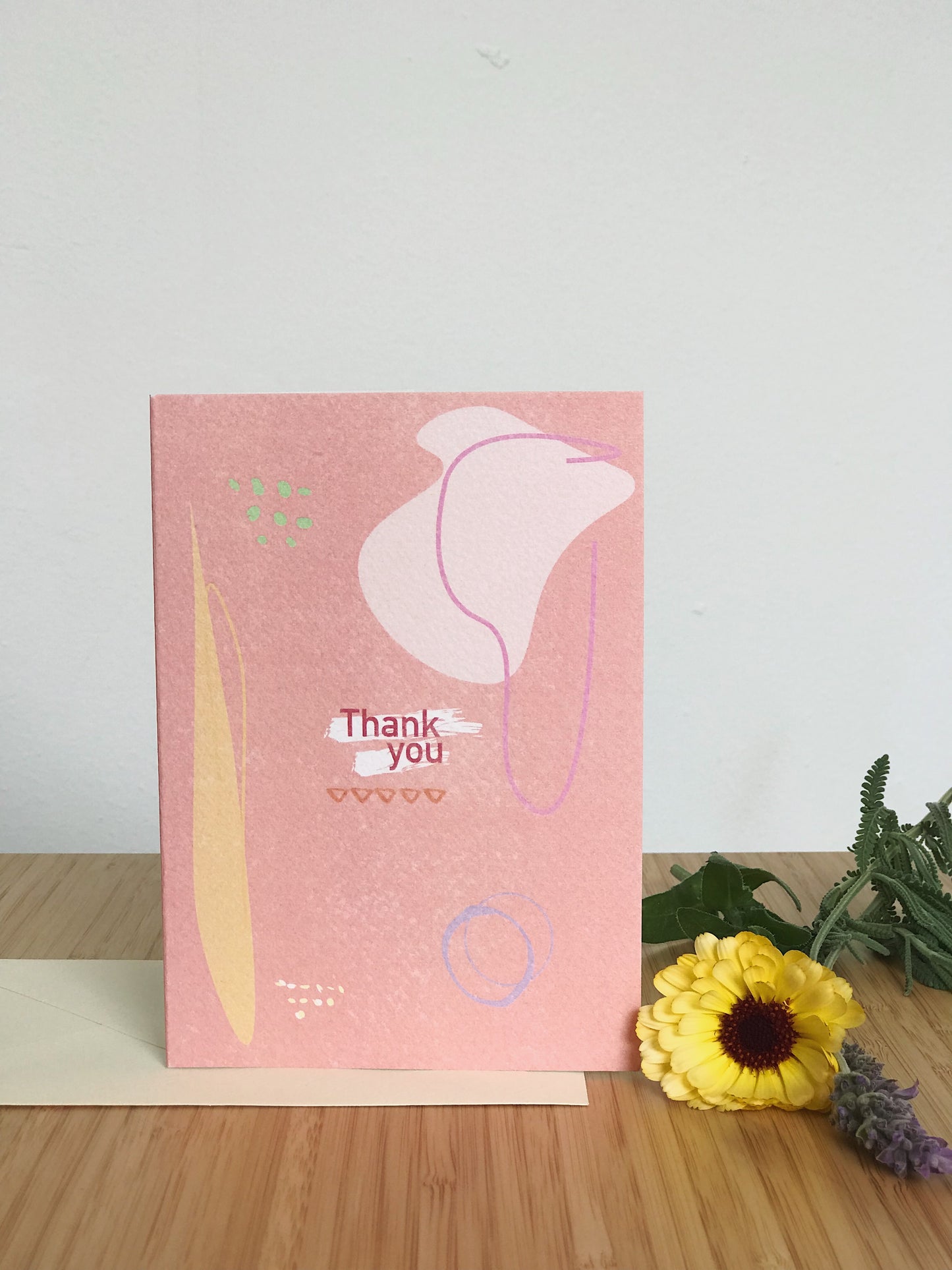 Thank you greeting card