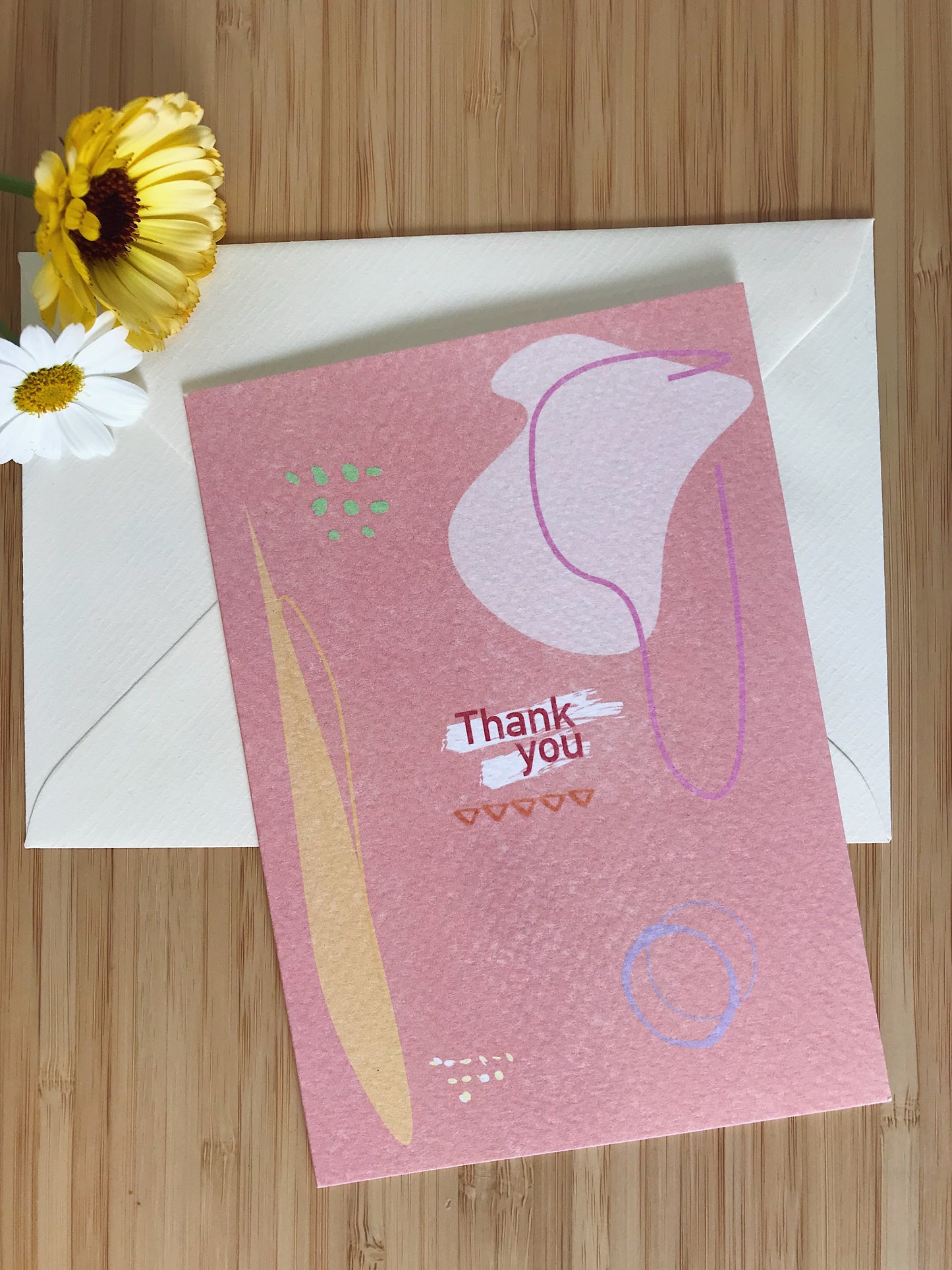 Thank you greeting card